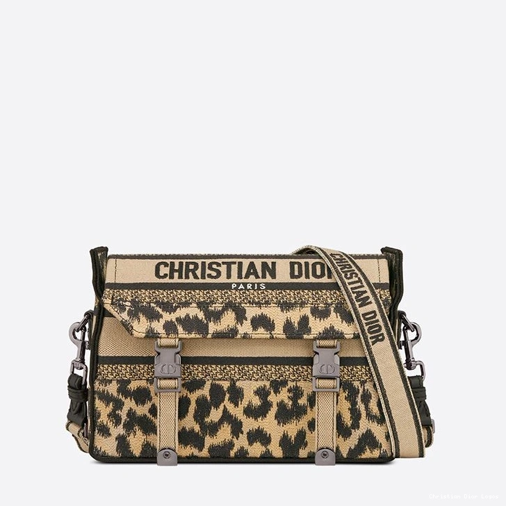 Canvas Messenger Motif Small Beige Mizza Diorcamp 0718 Luxury